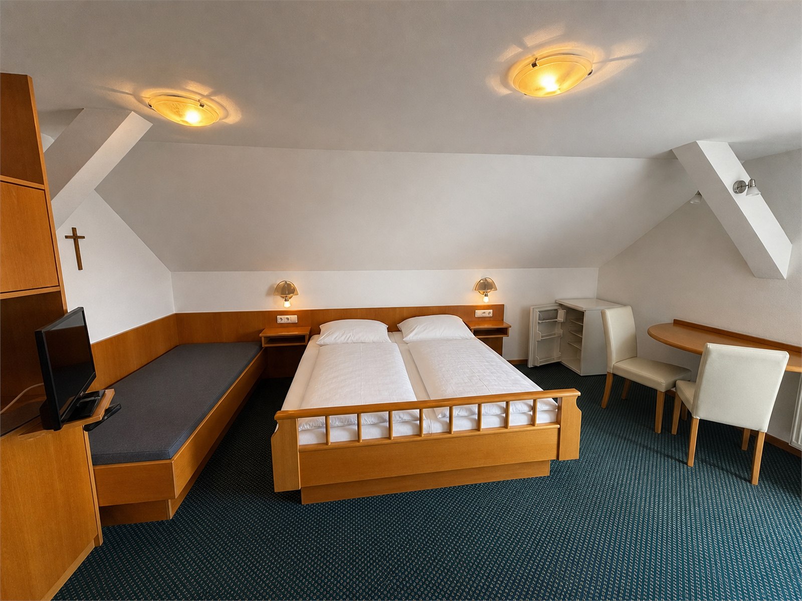 Doppelzimmer Balkon in der Pension Wiedemann, Bild 1